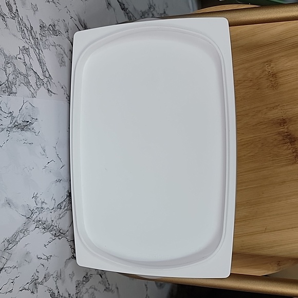 NWOT Tupperware CheeSmart Cheese Smart Large Low Rectangular Keeper Container - Picture 4 of 7